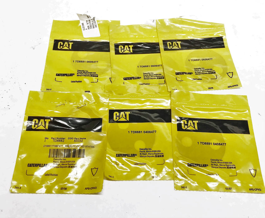 Caterpillar CAT OEM Shim 7D8882 [Lot of 6] NOS