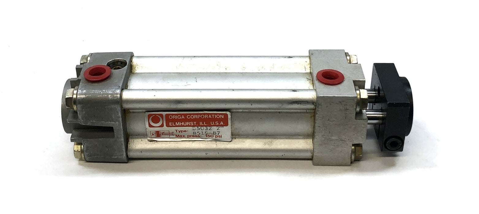 Origa Pneumatic Piston Rod Cylinder D5032-2" (8519-87) NOS