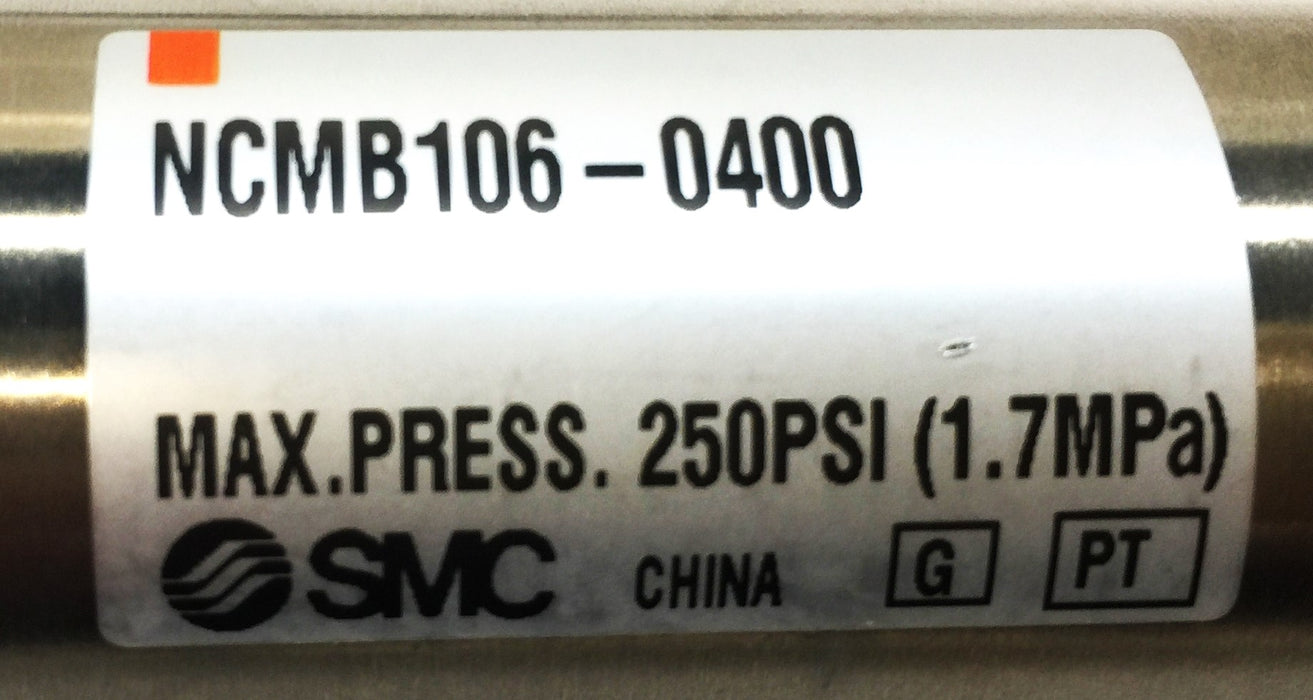 SMC Pneumatic Air Cylinder NCMB106-0400 NOS
