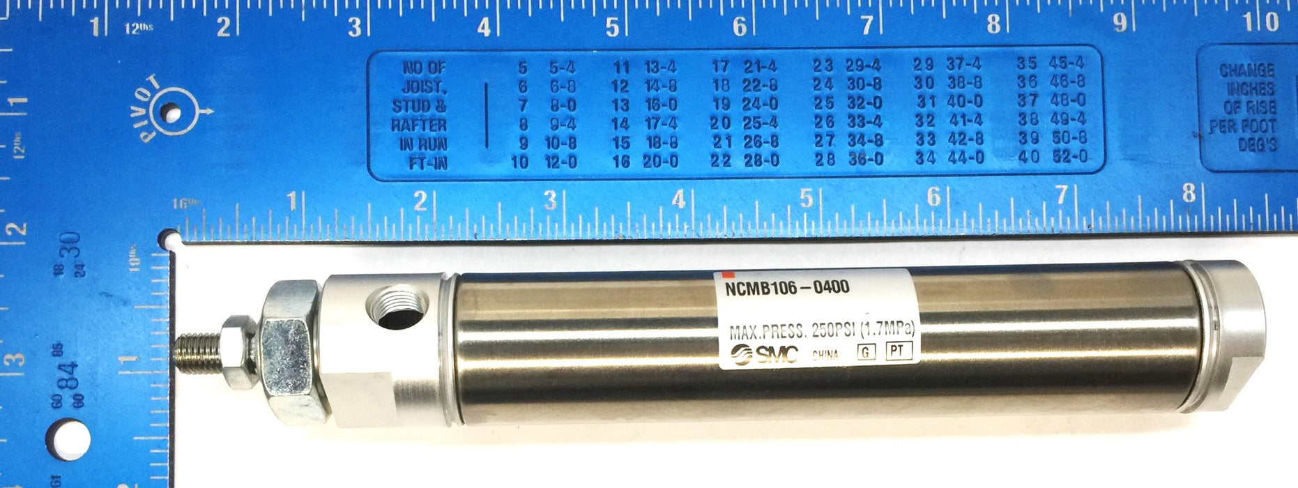 SMC Pneumatic Air Cylinder NCMB106-0400 NOS