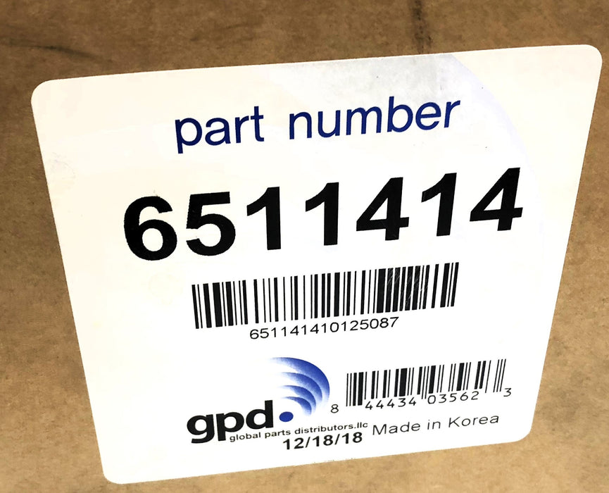 GPD / Global Parts Distributors A/C Compressor 6511414 (78363) NOS