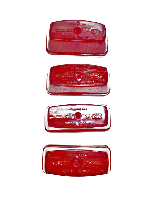 Truck-Lite Red Marker Lens 99170R [Lot of 4] NOS