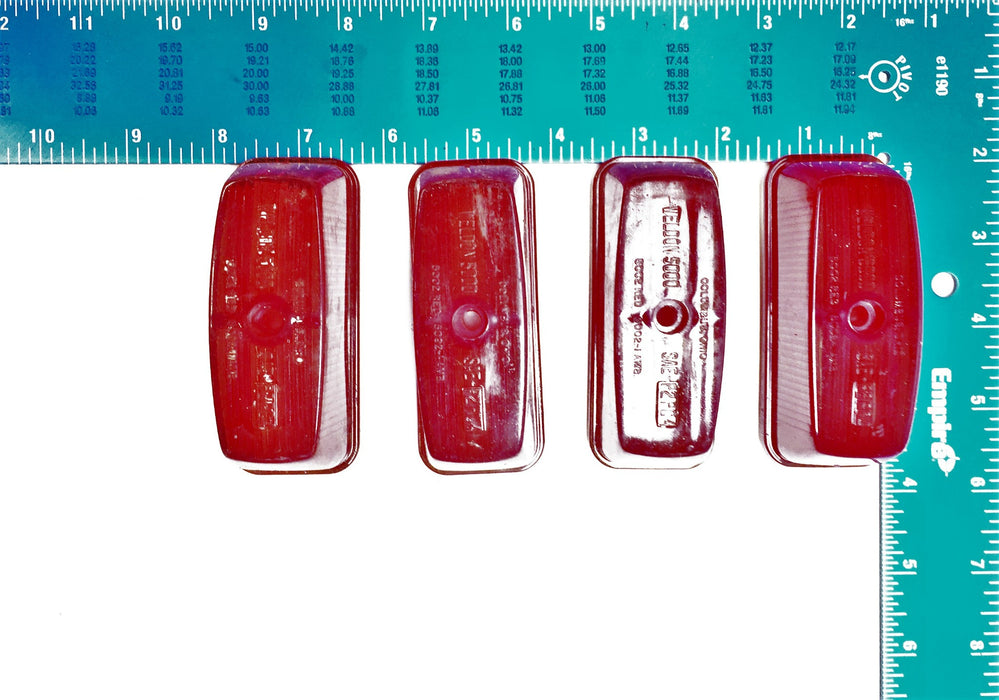 Truck-Lite Red Marker Lens 99170R [Lot of 4] NOS