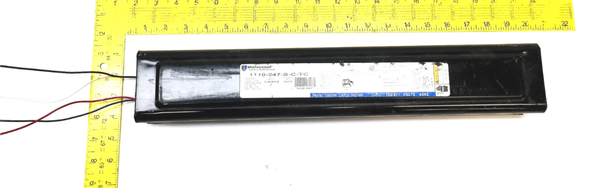 Universal Lighting Technologies Metal Halide Lamp Ballast 1110-247-S-C-TC NOS