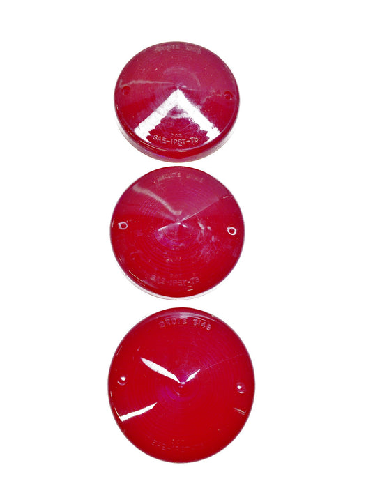 Grote Red Lens 91482 [Lot of 3] NOS