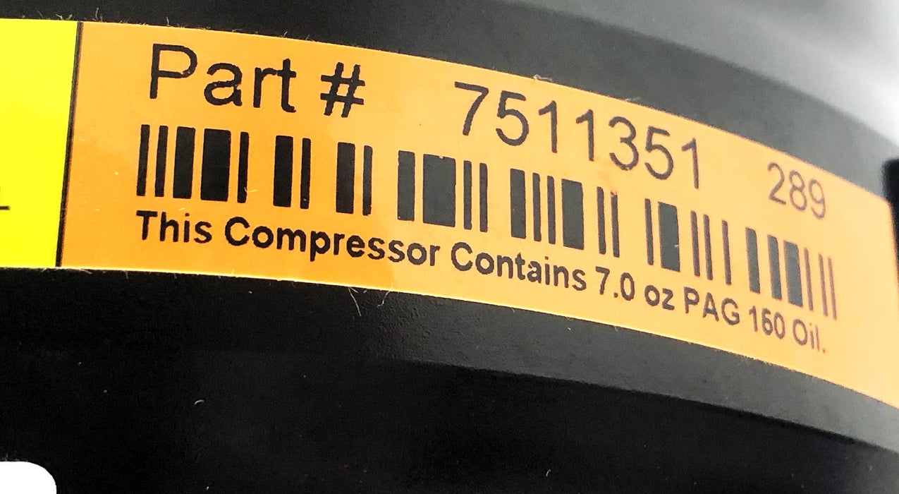 GPD / Global Parts Distributors A/C Compressor 7511351 (58238) NOS