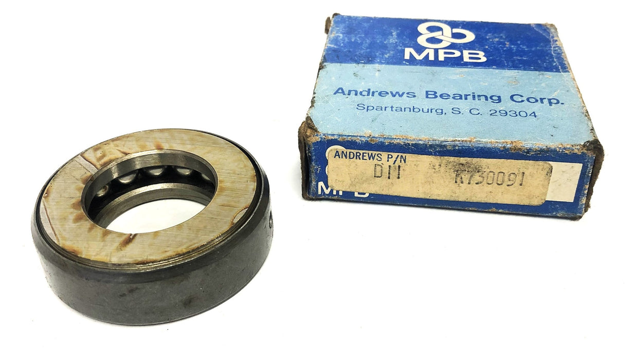 Andrew's Bearings 29.2MM ID 53MM OD Enclosed Thrust Ball Bearing K730091 NOS