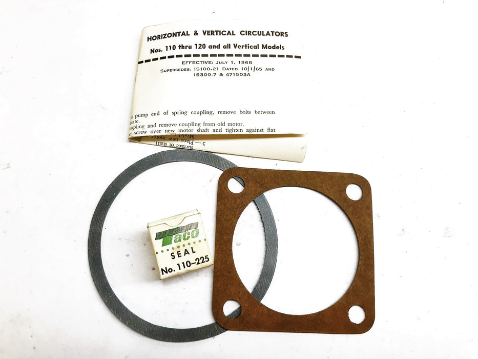 Taco Replacement Water Seal 110-225RP NOS