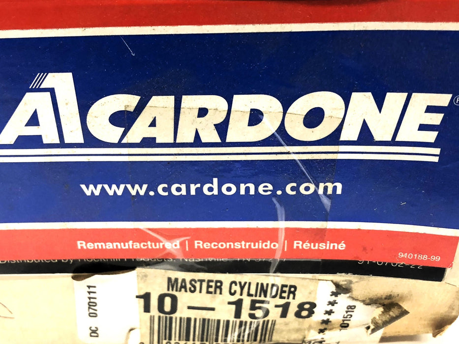 Bendix / A1Cardone Brake Master Cylinder 2227831 (10-1518) REMANUFACTURED