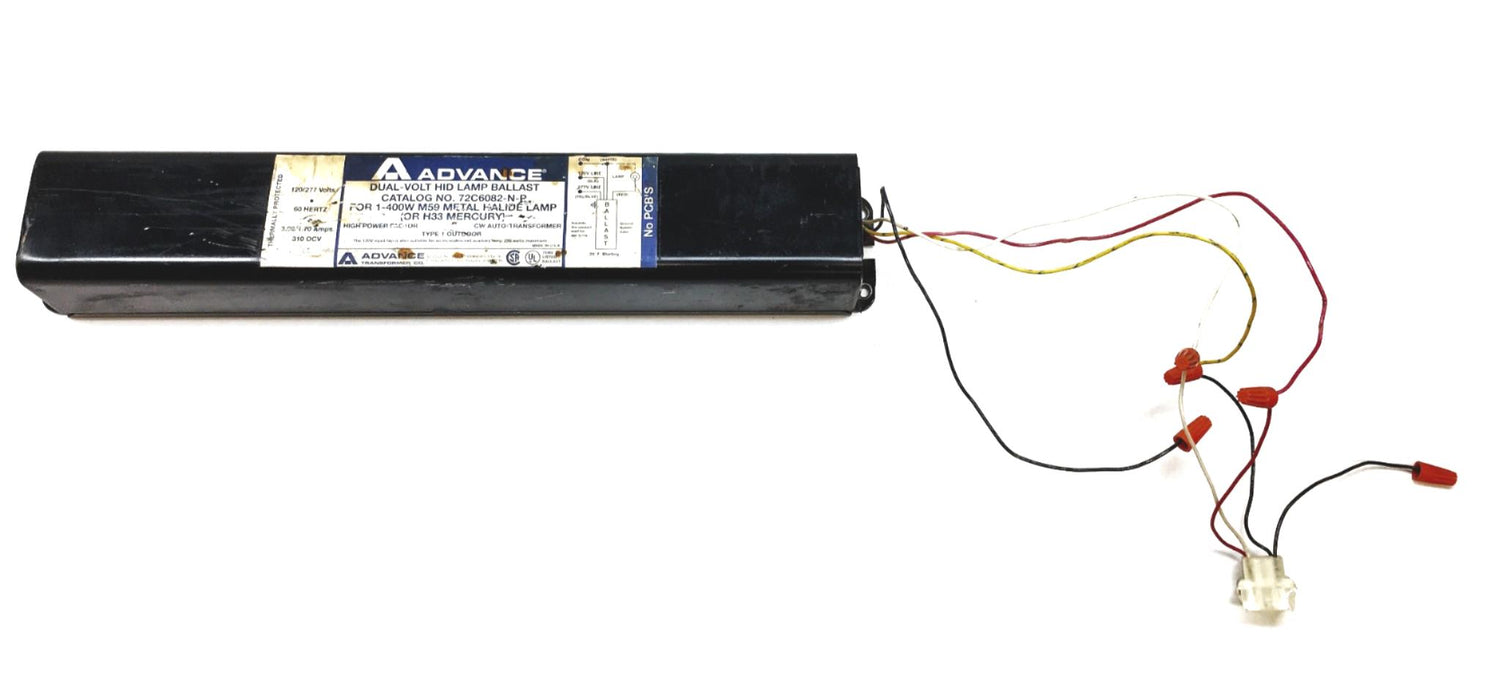 Advance Metal Halide Ballast 72C6082-N-P NOS