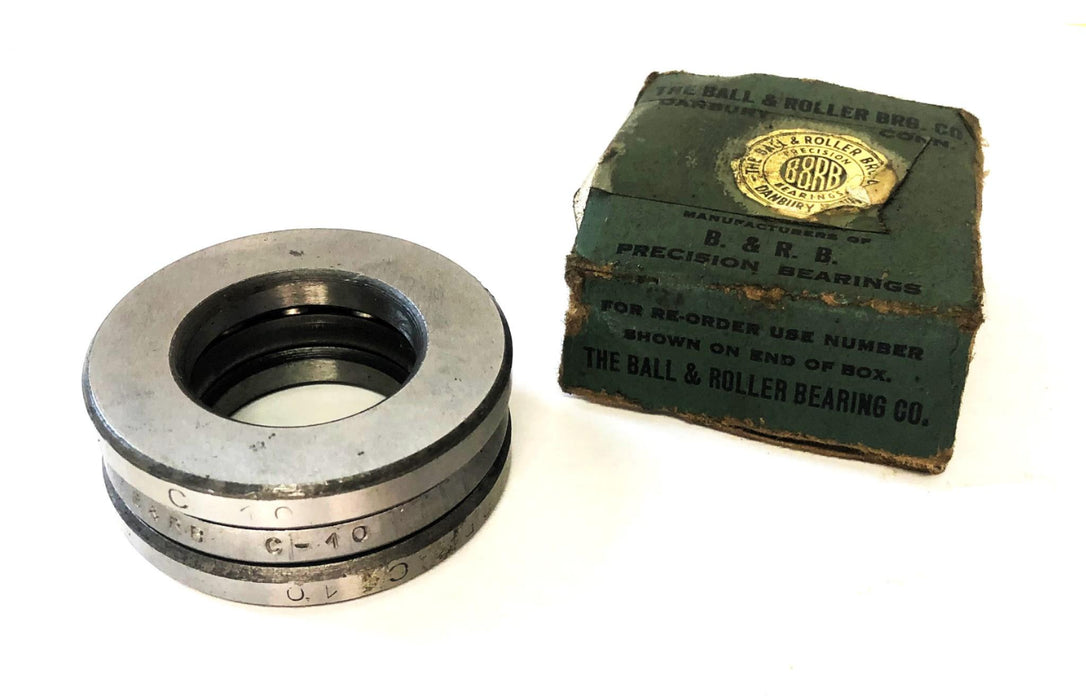 B&RB Thrust Ball Bearing C10 NOS