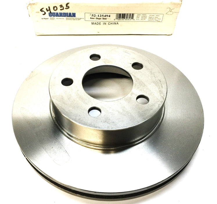 Guardian By Wagner Disk Brake Rotor 52-125494 NOS