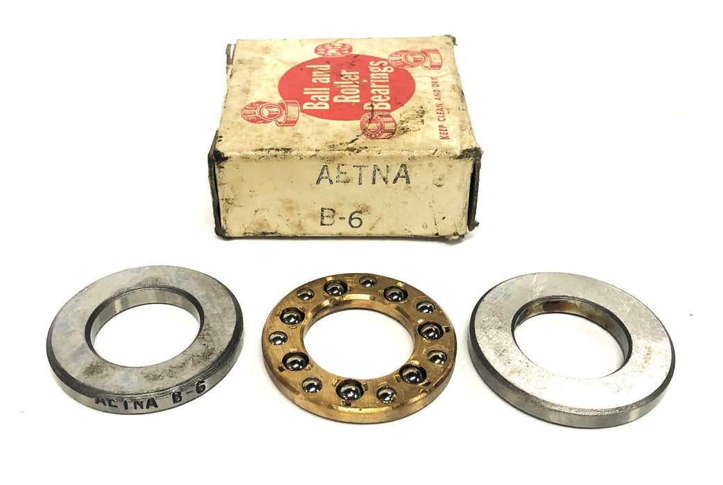 Aetna Thrust Ball Bearing B-6 NOS