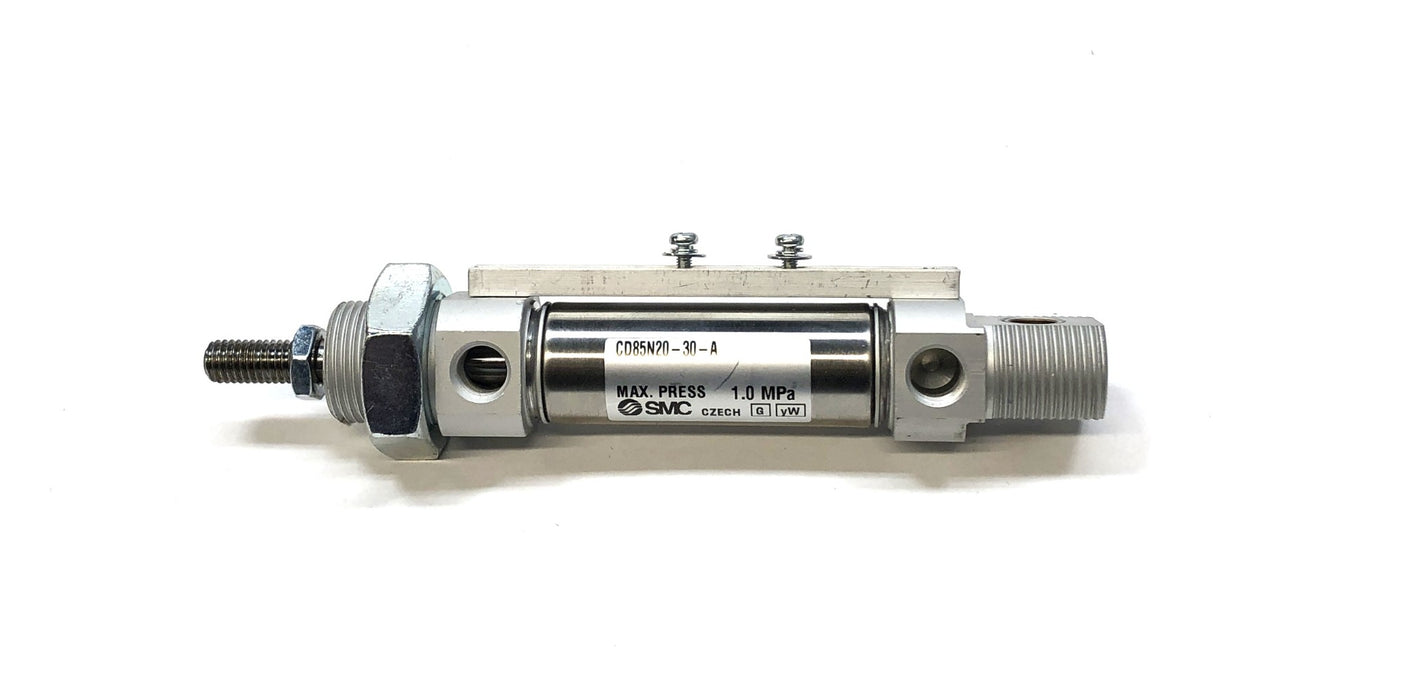 SMC Double Acting Round Pneumatic Air Cylinder CD85N20-30-A NOS