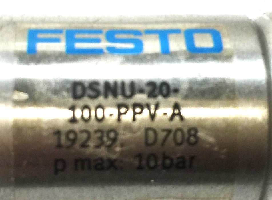 Festo Stainless Pneumatic Air Cylinder DSNU-20-10-PPV-A NOS