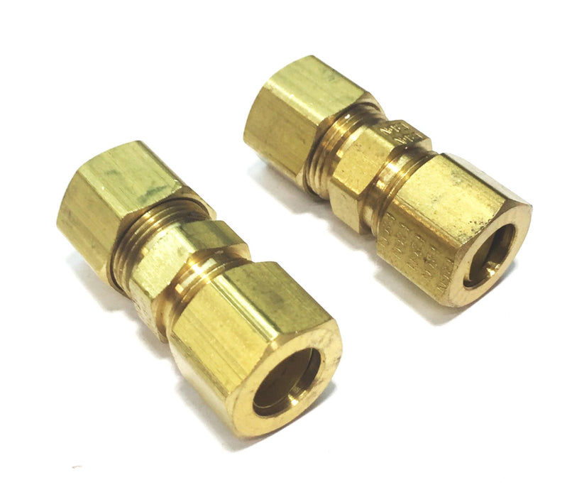Eaton Weatherhead 3/8 Brass Compression Fitting 62X6 [Lot of 2] NOS —