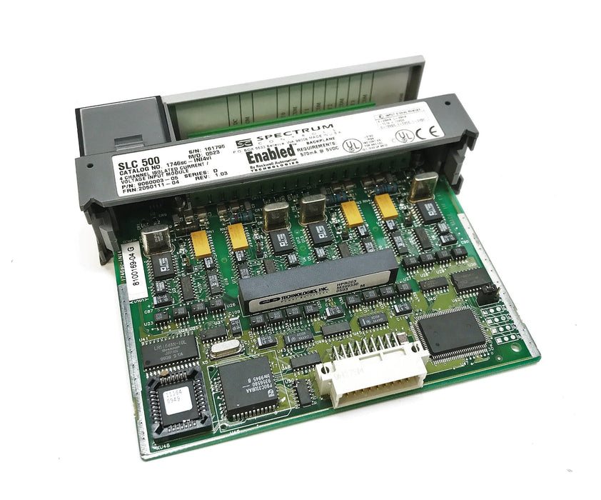 Spectrum Controls "SLC500" SER D REV 1.03  4-Channel Input Module 1746sc-INI4vi