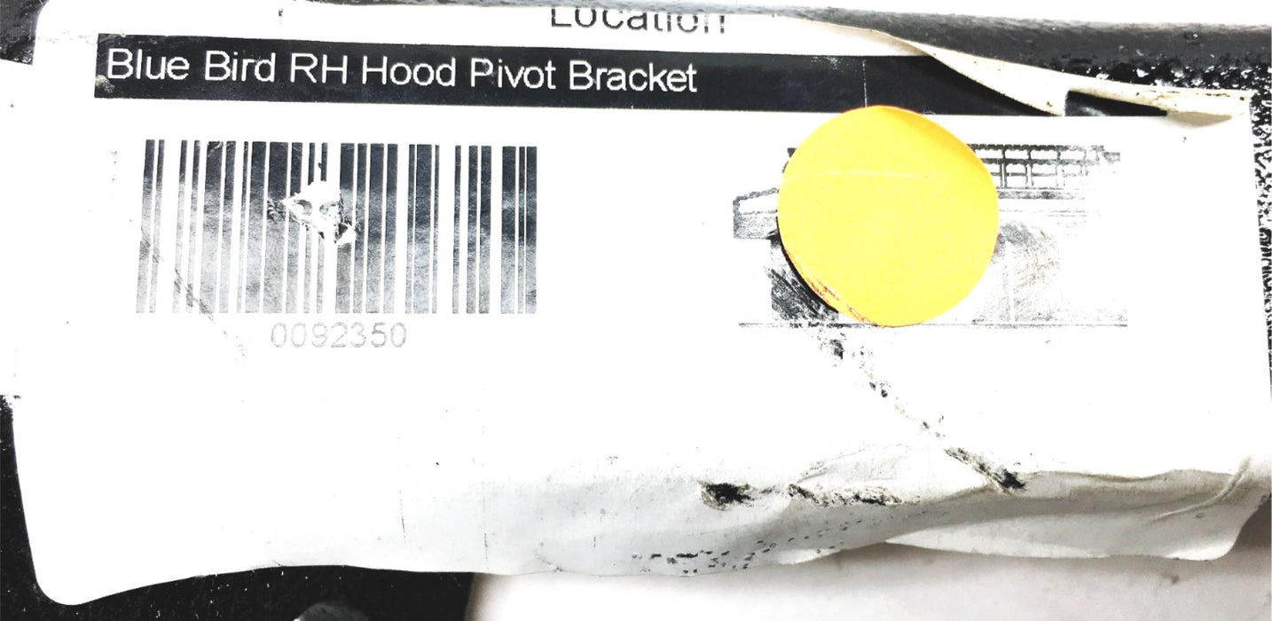 Blue Bird RH Hood Support Pivot Bracket 00092350 NOS