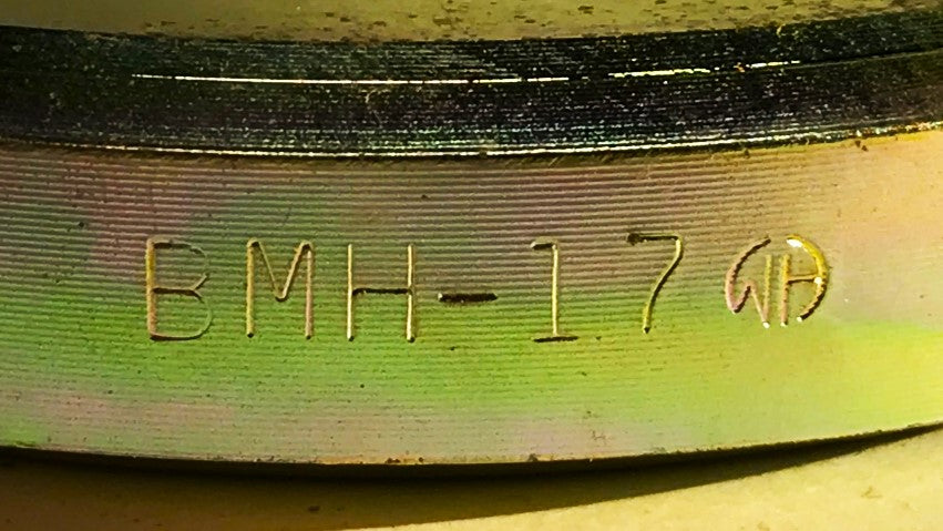 Whittet-Higgins Zinc Coated Bearing Lock Nut BMH17 NOS