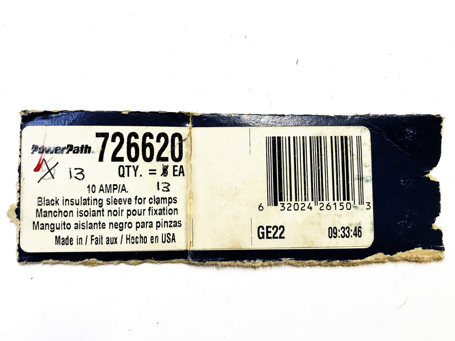 Power Path Insulating Sleeves for Clamps 726620 [Lot of 13] NOS