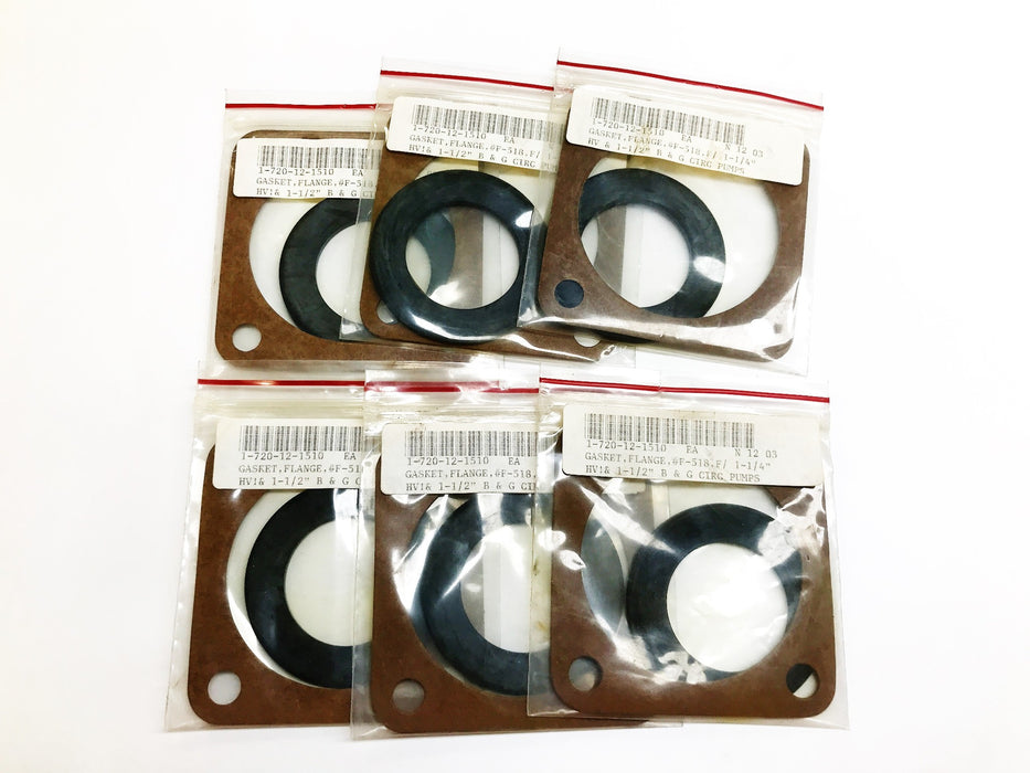 Unbranded Gasket Set for Bell & Gossett Circular Pumps 118060 [Lot of 6] NOS
