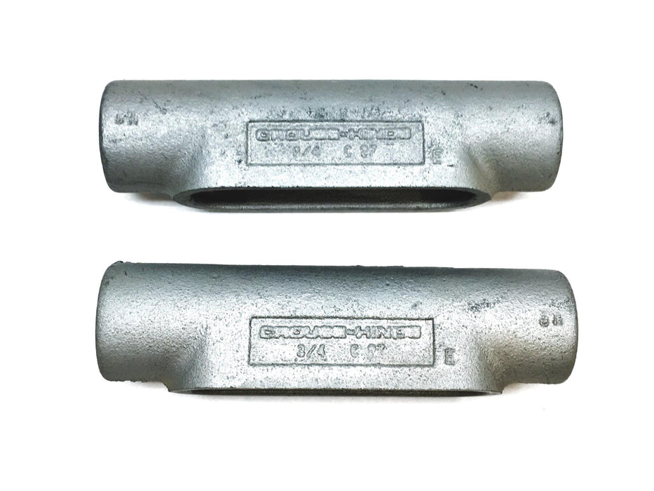 Crouse-Hinds 3/4 Inch Conduit Body C27 [Lot of 2] NOS