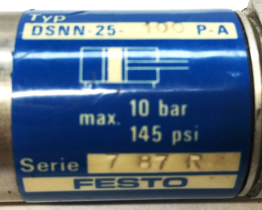 Festo Stainless Pneumatic Air Cylinder DSNN-25-100-P-A NOS