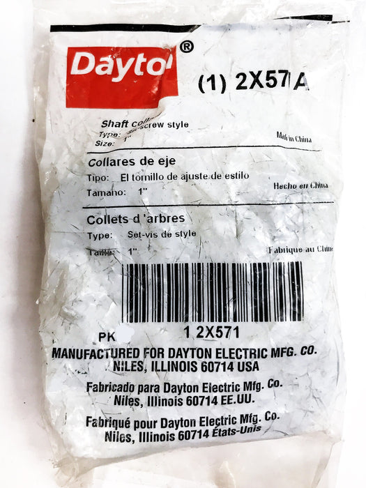 Dayton 1" Shaft Collar 2X571A [Lot of 4] NOS