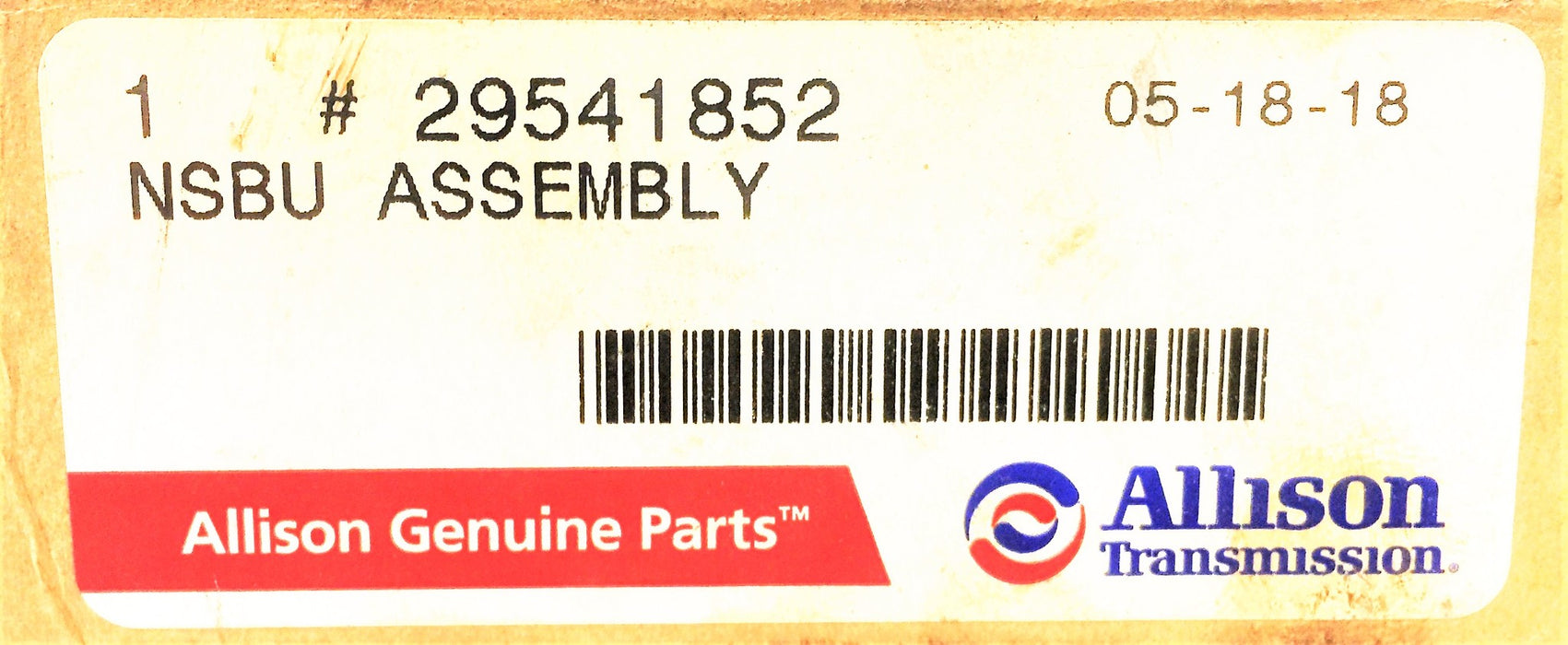 ALLISON TRANSMISSION NSBU (Neutral Safety Back Up) Assembly 29541852 NOS