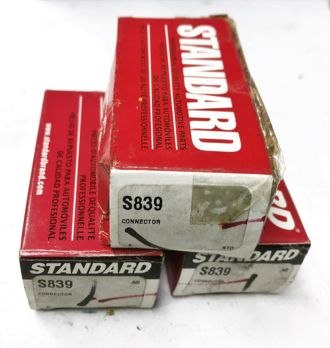 Standard Motor Products Pigtail S839 [Lot of 3] NOS