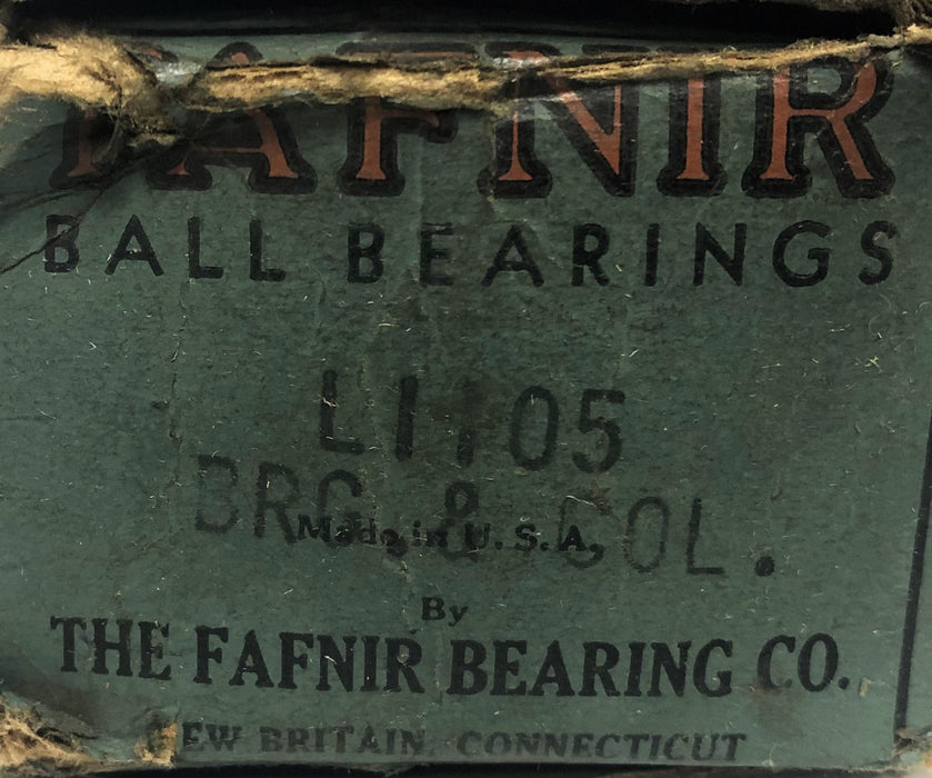 Fafnir Self Aligning Ball Bearing Insert With Collar L1105 NOS
