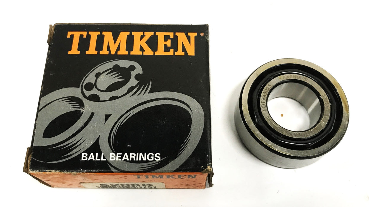 Timken 2-3/8 inch Double Row Ball Bearing 5206K NOS