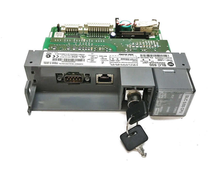 Allen-Bradley "SLC500" SER E REV 8 FRN 5 Processor Unit 1747-L532 (Missing Door)