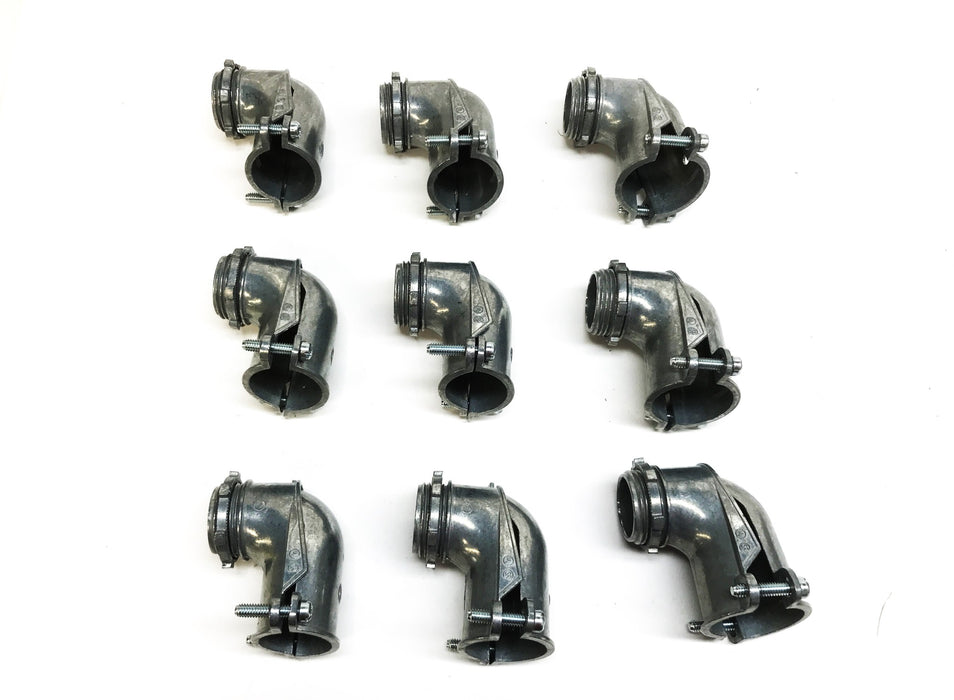 Garvin 1" 90 Degree Squeeze Connector SQZ-10090 [Lot of 9] NOS