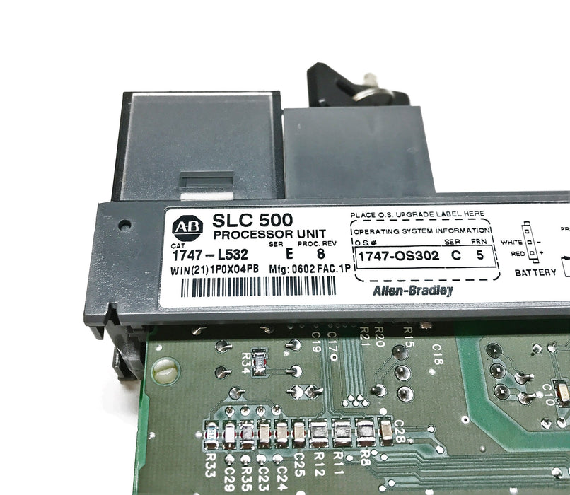 Allen-Bradley "SLC500" SER E REV 8 FRN 5 Processor Unit 1747-L532 (Missing Door)