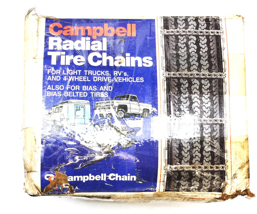 Campbell Twist Link SAE Class W Radial Tire Chain 2814 NOS