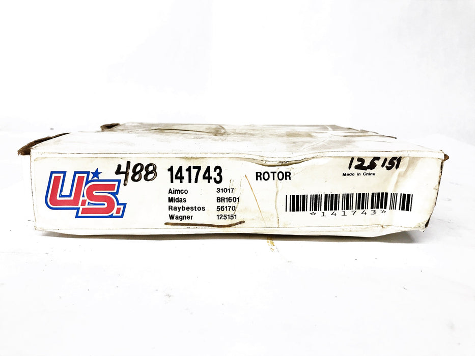 U.S. Disc Brake Rotor 141743 NOS
