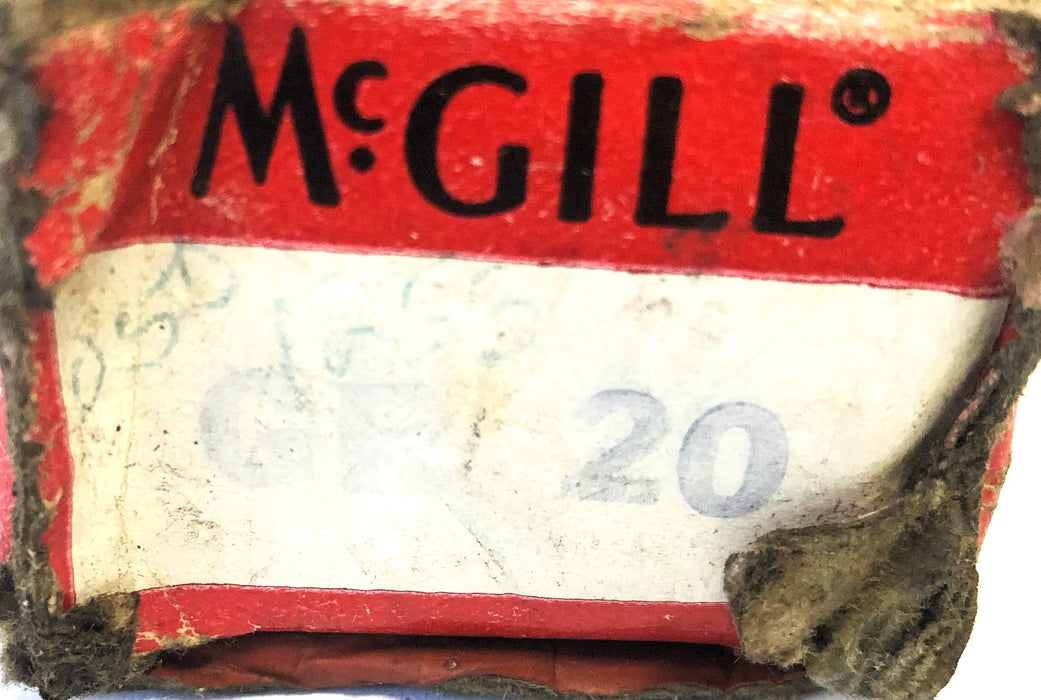 McGill Needle Roller Bearing GR-20 NOS