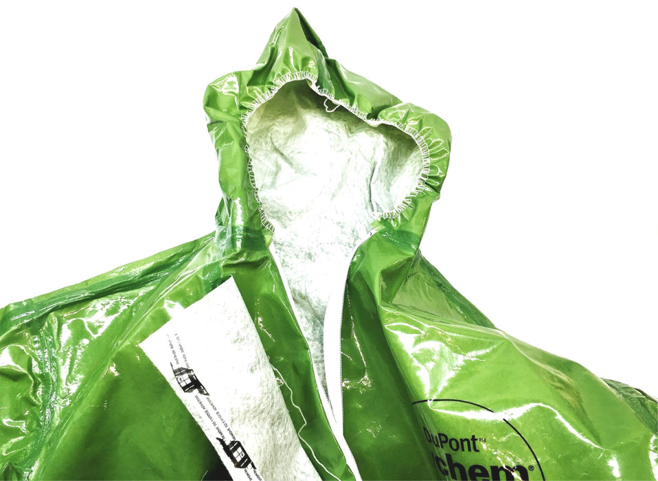 DuPont 2XL Tychem Chemical Protection Coverall With Hood And Boots CPF 4 NOS