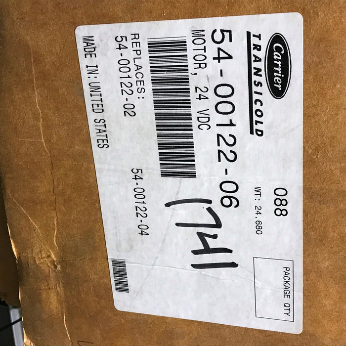 Carrier "Transicold" Condenser Motor Assembly 54-00122-06 NOS