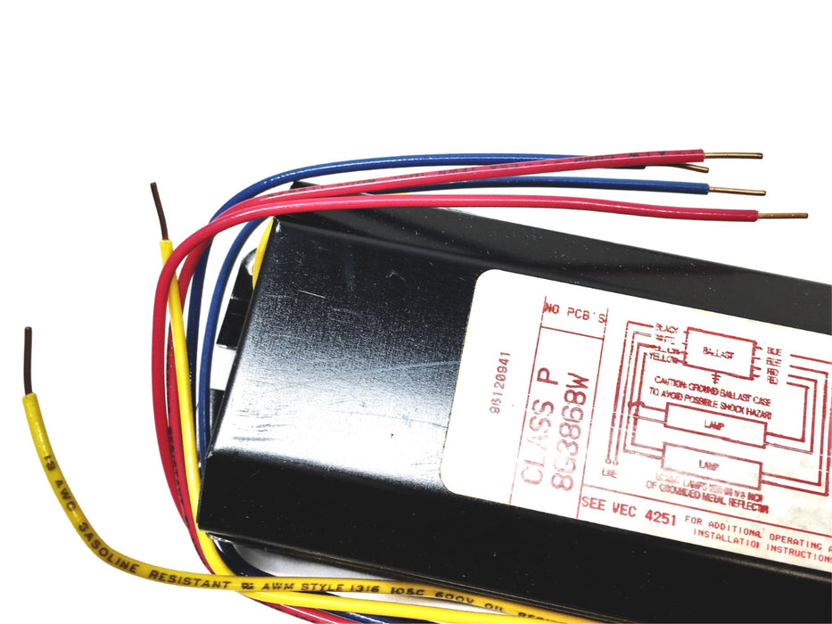 Valmont Electric Fluorescent Ballast 8G3868W NOS
