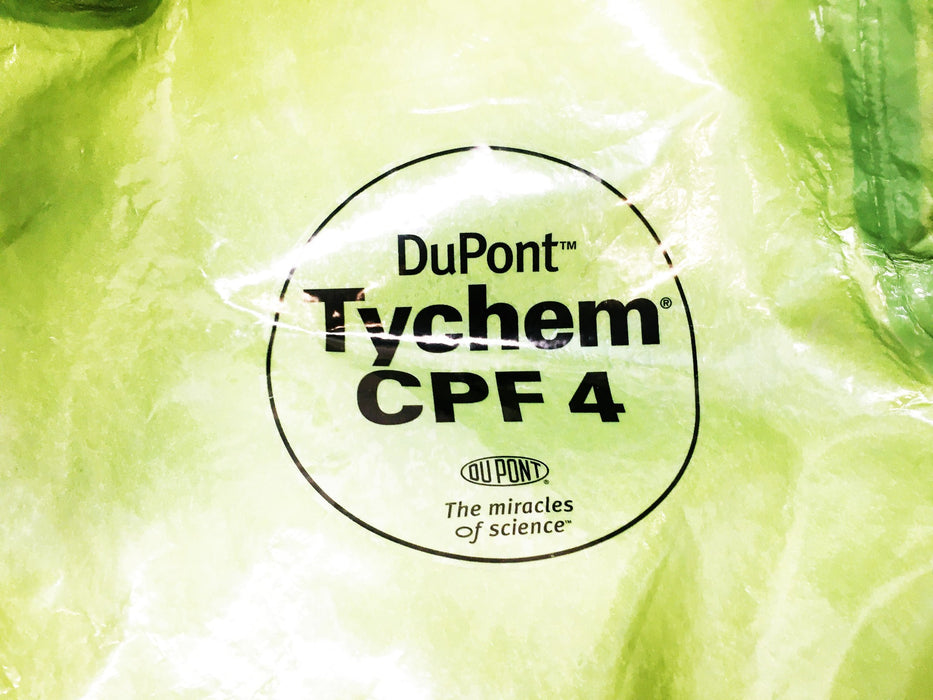 DuPont 3XL Tychem Chemical Protection Coverall With Hood And Boots CPF 4 NOS