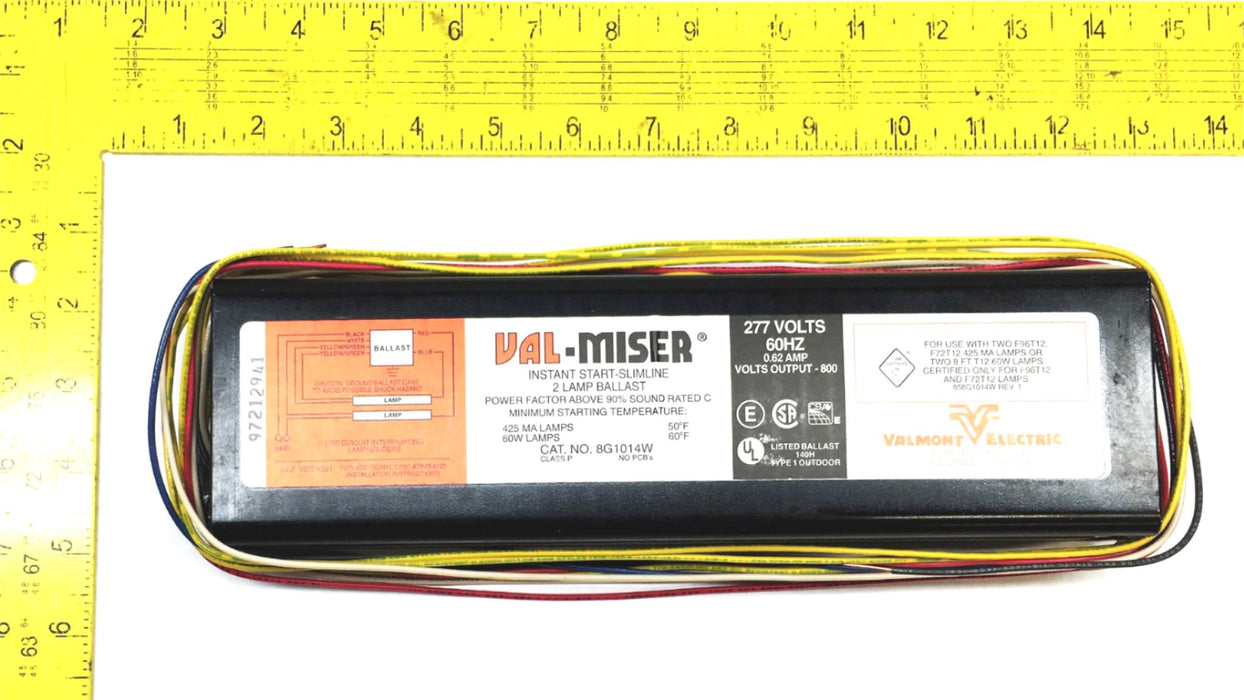 Power Lighting Instant Start Ballast 8G1014W NOS