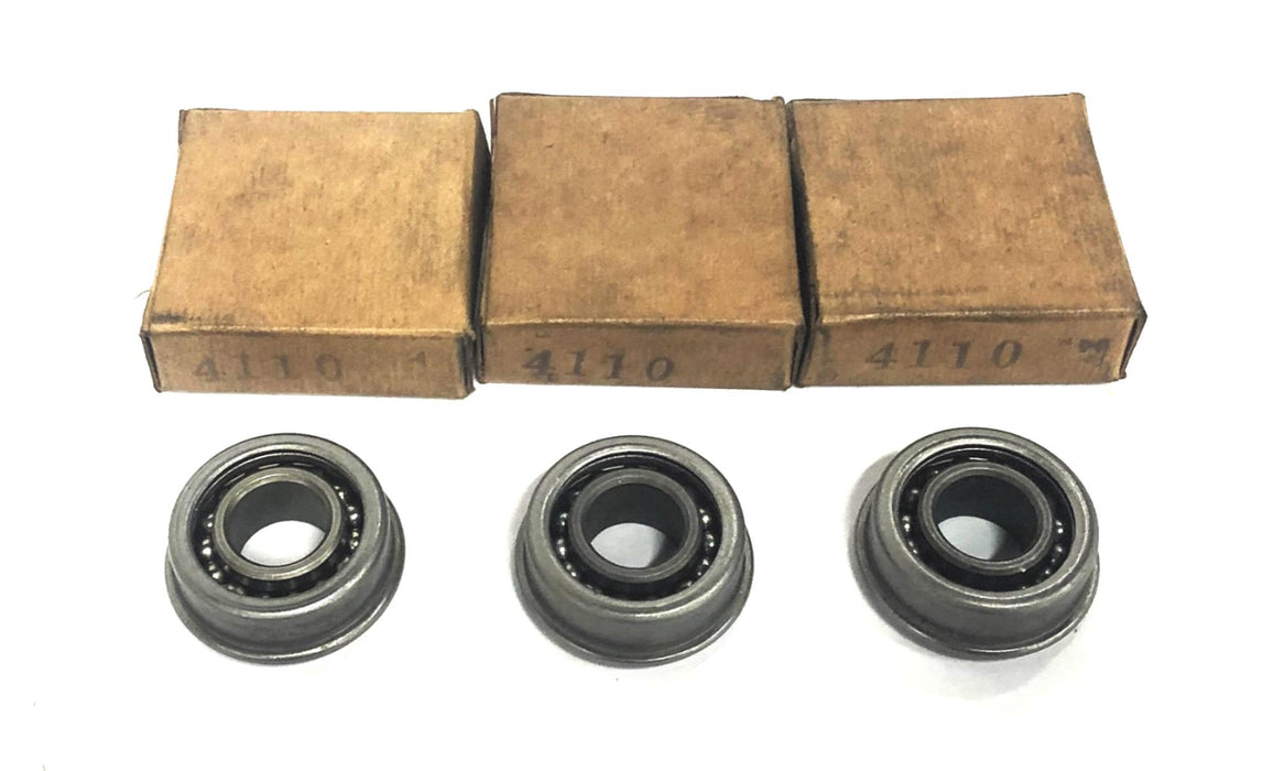 Bower 11.4MM ID 29.8MM OD Ball Bearing 4110 [Lot of 3] NOS