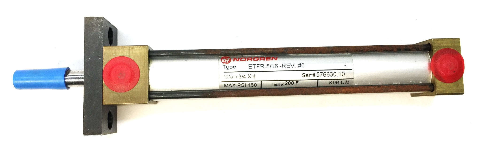 Norgren Pneumatic Air Cylinder ETFR 5/16-REV.#0 NOS