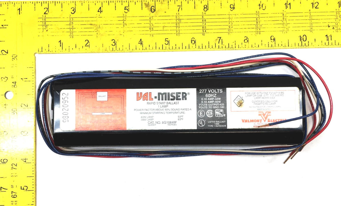 Power Lighting Rapid Start Ballast 8G1084W NOS