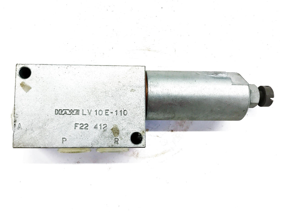 Hawe Hydraulic Idle Valve LV10E-110-F22-412 NOS