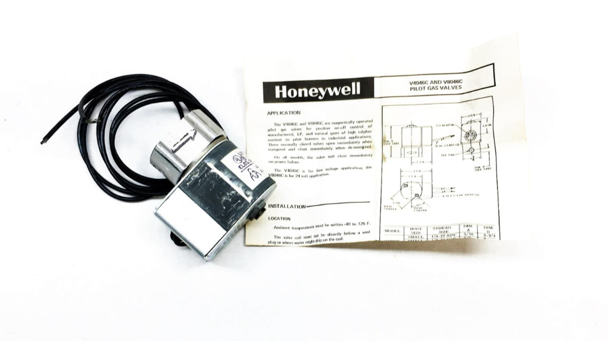 Honeywell Pilot Gas Valve V4046C 1005 USED