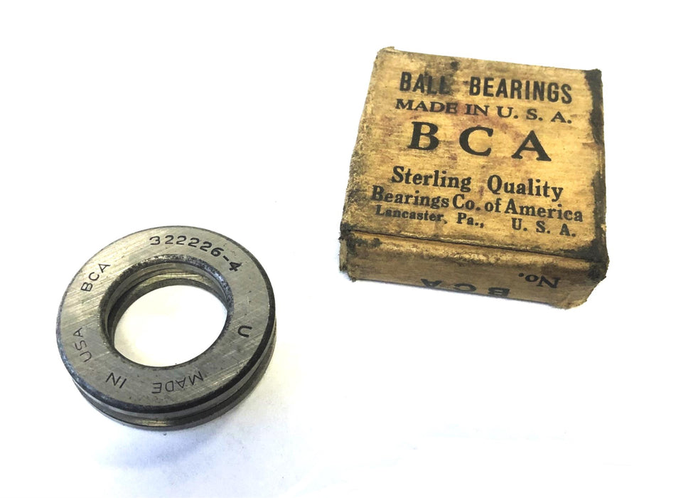 BCA Thrust Ball Bearing 322226-4 (5512A) NOS