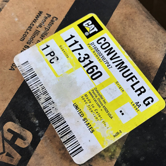 Caterpillar CAT OEM Muffler/Converter Assembly 117-3160 (7013-0707) NOS